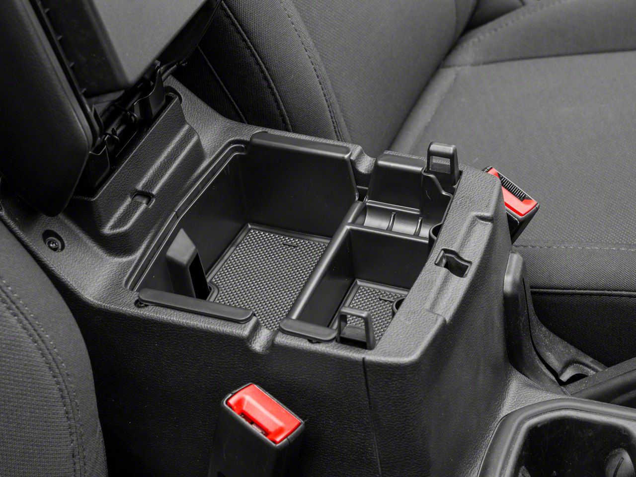 YEE PIN 2018 Wrangler Center Console Organizer Tray Armrest Tray Armrest Box Secondary Storage Insert ABS Materials Tray Compatible with Wrangler JL Gladiator JT 2018-2019 